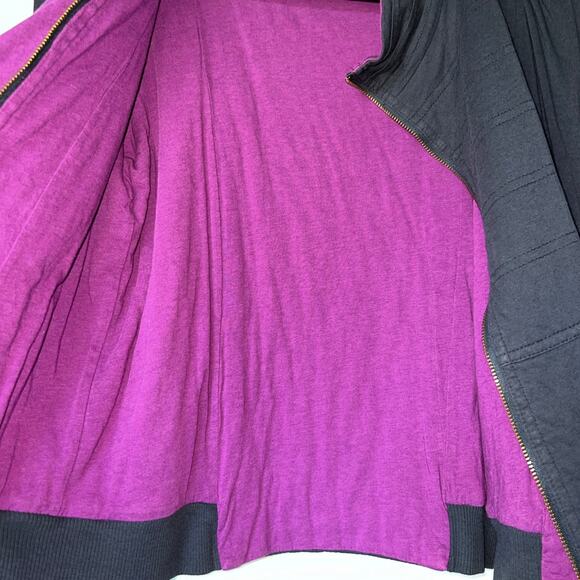 Marc by Marc Jacobs Ruffled Knit Zip Jacket Navy L - Picture 6 of 6